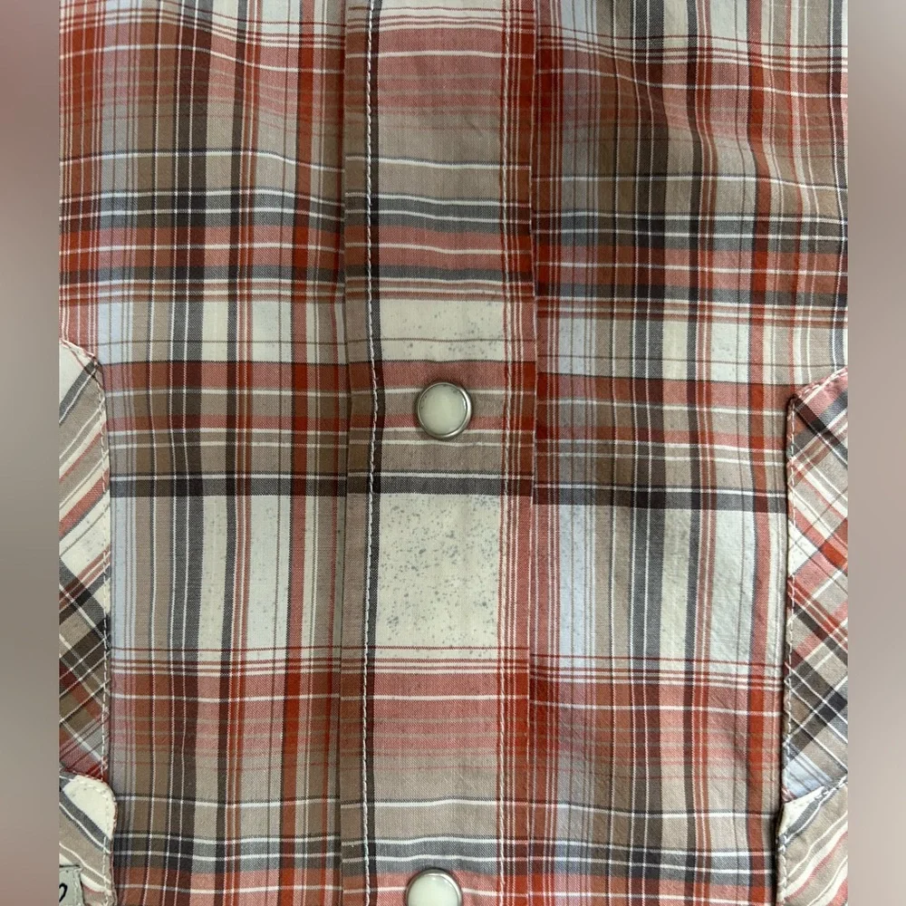 5/$25 American Eagle men’s vintage slim fit pearl snap shirt size XL